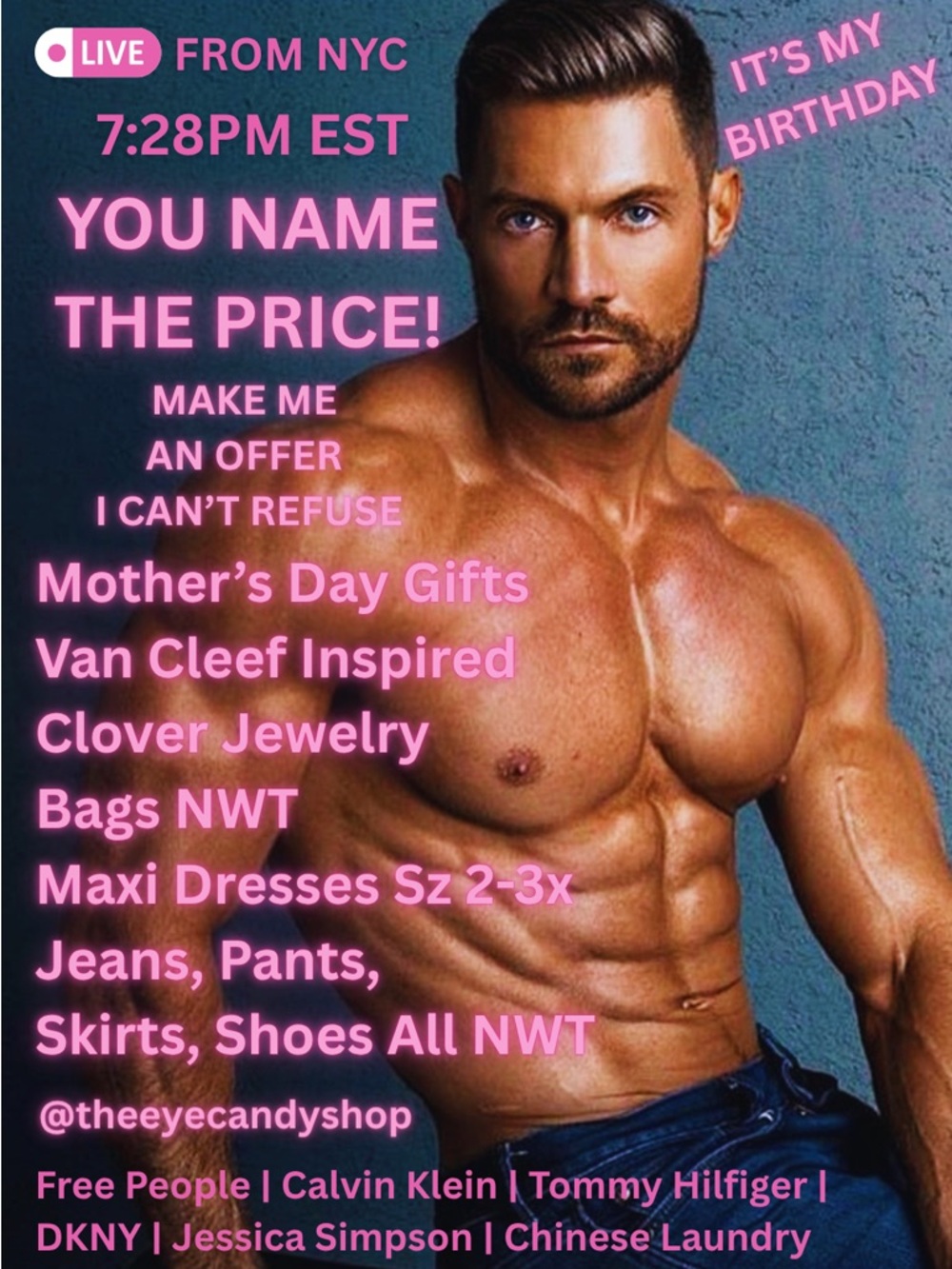 Name Your Price! Make Me An Offer It’s My BDAY! Free Gift w/Order + Free GIVVYS!